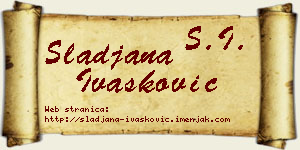 Slađana Ivašković vizit kartica
